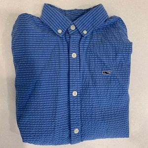 COPY - Vineyard Vines Seersucker boys 12-14 M